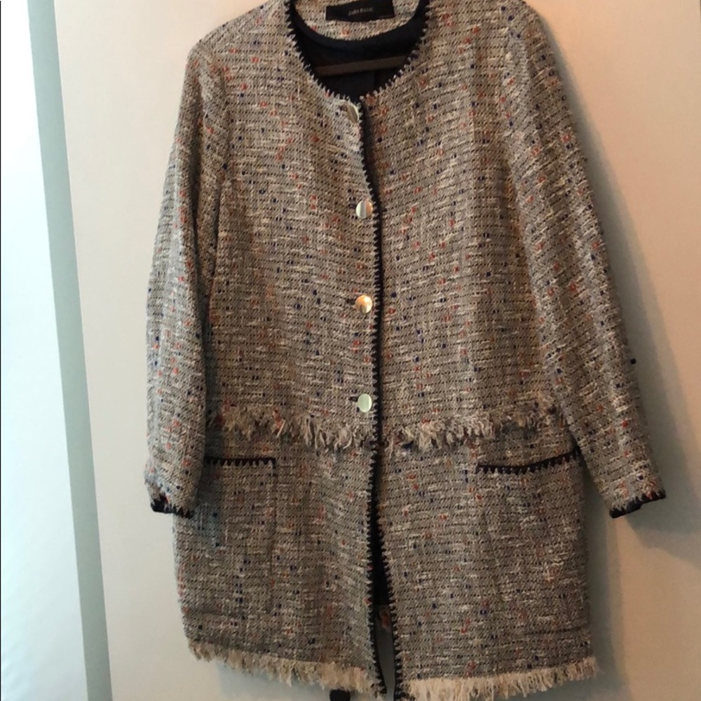 Zara fringe jacket
